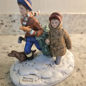 Three!!!Norman Rockwell Figurines